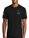 Performance Short Sleeve Black on Black PT Shirt (Feels like Cotton). This shirt IS approved for PT.