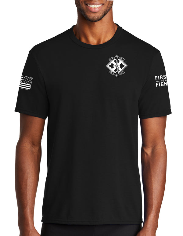 Unisex Performance PT (Feels Like Cotton) Short Sleeve Shirt. This shirt IS approved for PT.