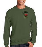 OCS Class OD Green Crewneck Unisex Sweatshirt. This shirt IS approved for PT.