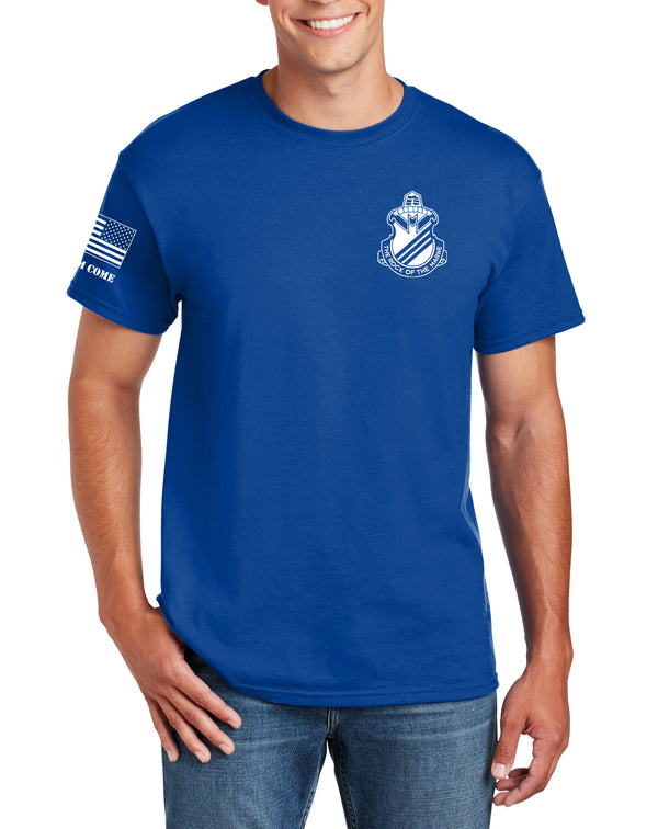 Front Crest Unisex Short Sleeve Shirt. Comes in Multiple Colors. Not Approved for PT