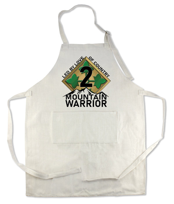 Apron 33" x 25" with large front pocket.