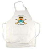 RW Crest Apron 33" x 25" with large front pocket.