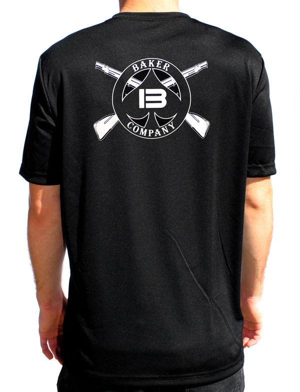 Baker Lethal Gear Black Athletic T-Shirt. This shirt IS approved for PT