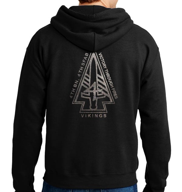 Black on Black Unisex Hoodie Sweatshirt. This sweatshirt is NOT approved for PT