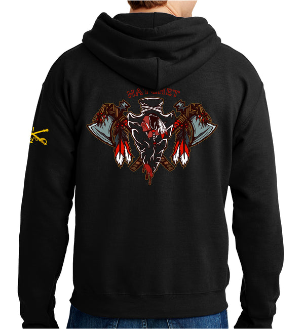 Hatchet Hoodie Sweatshirt. This sweatshirt is NOT approved for PT.