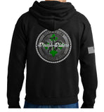 Rough Riders Black Unisex Hoodie Sweatshirt. This sweatshirt is NOT approved for PT