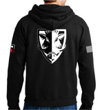 Warhawg Black Unisex Unit Hoodie Sweatshirt. This is NOT approved for PT.