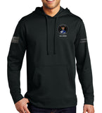 Performance Hoodie Black on Black Sweatshirt. (This material is lighter than the 50-50) This sweatshirt is NOT approved for PT.