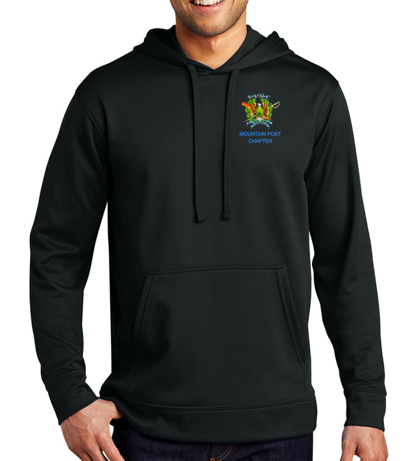 SAMC Color Design Performance Hoodie Sweatshirt. (This material is lighter than the 50-50) This sweatshirt is NOT approved for PT.