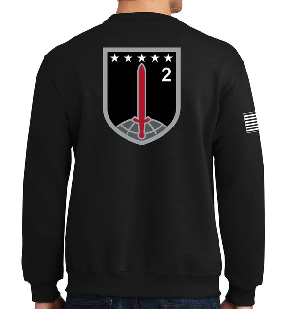 2d MDTF 50-50 Blend Crewneck Unisex Sweatshirt. This shirt IS approved for PT.