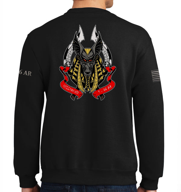 Hellhound 50-50 Blend Crewneck Unisex Sweatshirt. This shirt IS approved for PT.