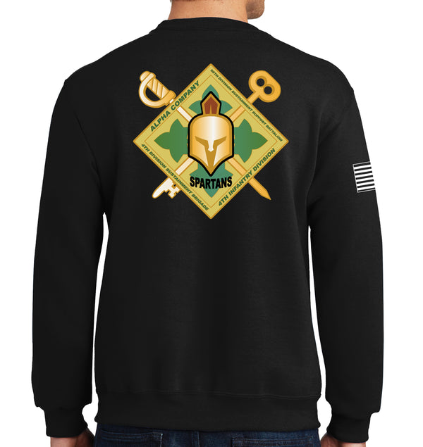 Spartans Crew-neck Unisex Sweatshirt. This sweatshirt IS Approved for PT