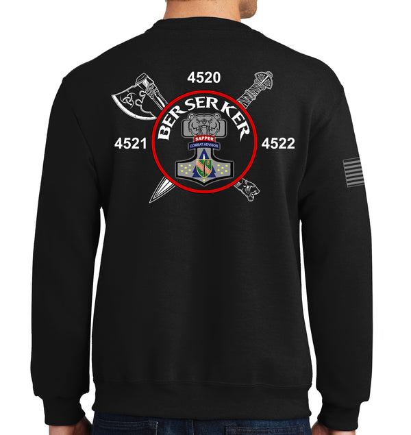 Berserker Crewneck Unisex Sweatshirt. This shirt IS approved for PT.