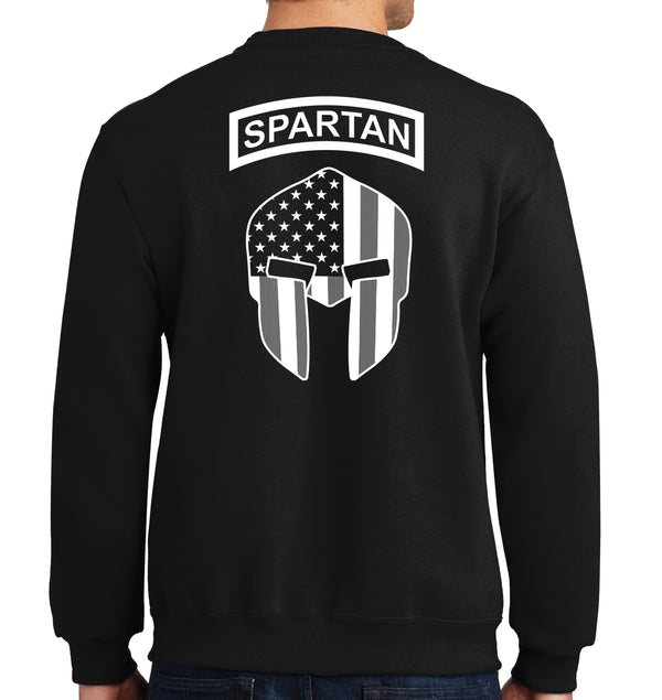 Spartan Lethal Gear Black Unisex PT Sweatshirt. This sweatshirt IS Approved for PT