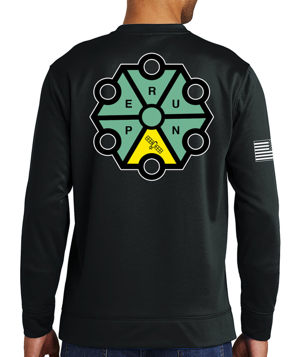 Polyester Crewneck Unisex Sweatshirt. This shirt IS approved for PT.