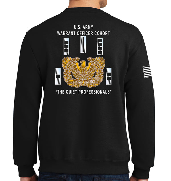 Warrant Officer Crew-neck Unisex Sweatshirt. This sweatshirt IS Approved for PT