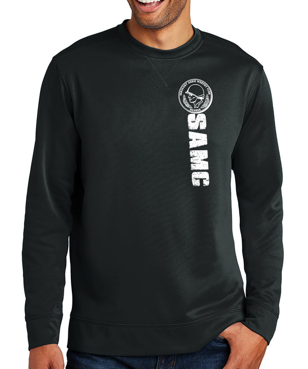 SAMC Polyester Crewneck Unisex Sweatshirt. This sweatshirt IS approved for PT.