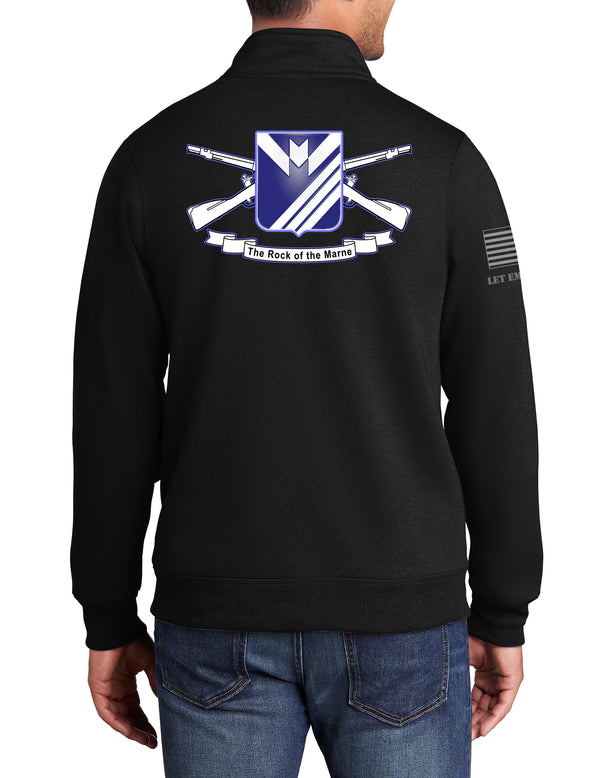 Cadet Collar Full Zip Sweatshirt. This sweatshirt is NOT approved for PT.