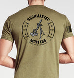 Bushmaster Mortars Coyote Tan Unisex Shirt. This shirt is NOT approved for PT