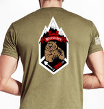 Coyote Tan 50-50 Blend Unisex Shirt. This shirt is NOT approved for PT