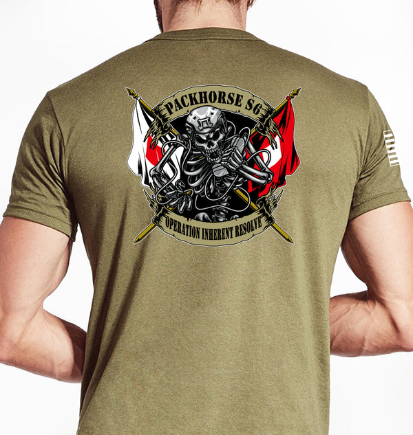 Deployed Coyote Tan Unisex Shirt. This shirt is NOT approved for PT