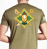 Spartans Coyote Tan Unisex Shirt. This shirt is NOT approved for PT