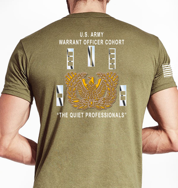 Warrant Officer Coyote Tan Unisex Shirt. This shirt is NOT approved for PT