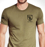 6 4th Coyote Tan Unisex Shirt. This shirt is NOT approved for PT