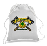 Cotton Canvas Draw String Bag- Comes in White and Black.