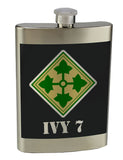 8 oz. Stainless Steel Flask with screw on lid.