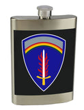 8 oz. Stainless Steel Flask with screw on lid.