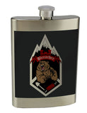 8 oz. Stainless Steel Flask with screw on lid.