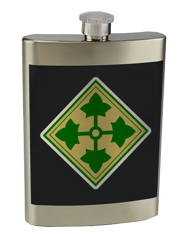 8 oz. Stainless Steel Flask with screw on lid.