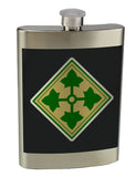 8 oz. Stainless Steel Flask with screw on lid.