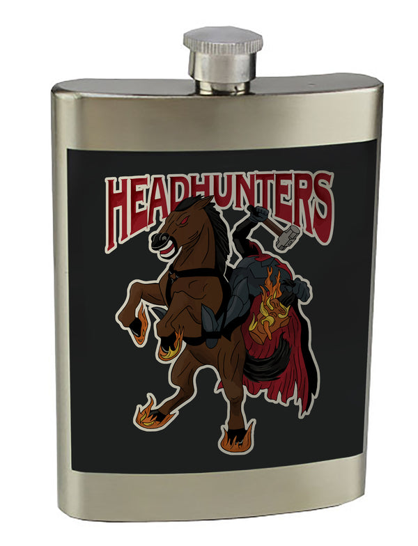 8 oz. Stainless Steel Flask with screw on lid.