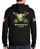 Berserker Full Zipper Hoodie Sweatshirt. This sweatshirt is NOT approved for PT.