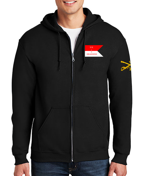 Full Zipper Hoodie Sweatshirt. This sweatshirt is NOT approved for PT.