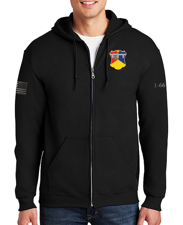 Full Zipper Hoodie Sweatshirt. This sweatshirt is NOT approved for PT.