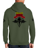 2SBCT OD Green Unisex Hoodie Sweatshirt. This sweatshirt is NOT approved for PT