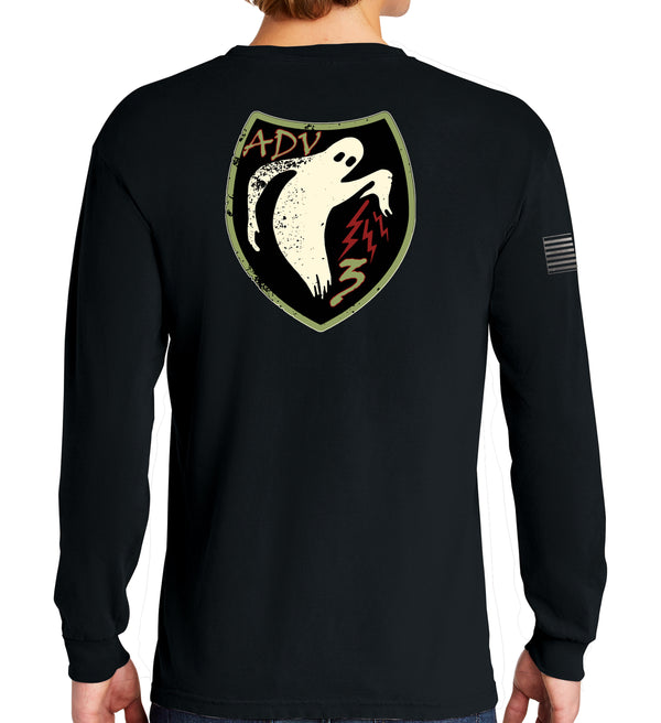 PED Long Sleeve 50-50 Blend Unisex Shirt. This shirt IS approved for PT