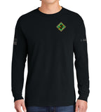 Battle Long Sleeve 50-50 Blend Unisex Shirt. This shirt IS approved for PT