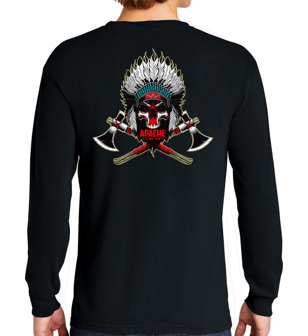 Apache Lethal Gear Long Sleeve 50-50 Blend Unisex Shirt. This shirt IS approved for PT