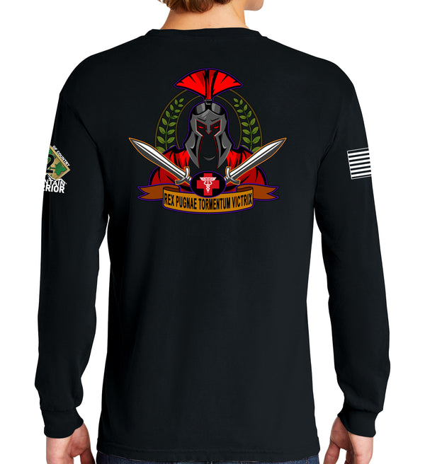 Medics Long Sleeve 50-50 Blend Unisex Shirt. This shirt IS approved for PT