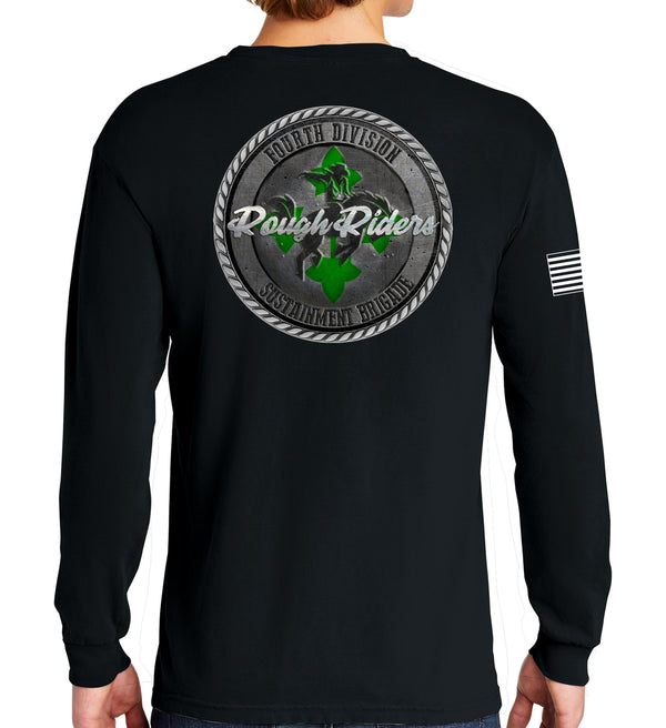 Rough Riders Long Sleeve 50-50 Blend Unisex Shirt. This shirt IS approved for PT