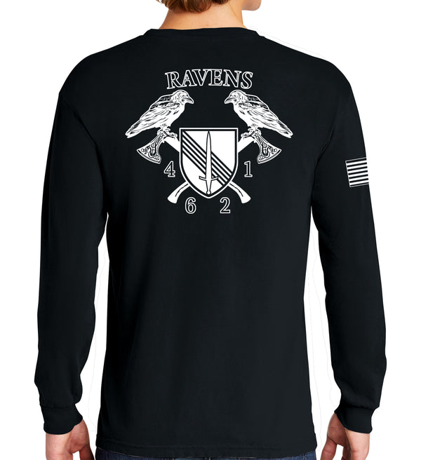 Ravens 6 4th Long Sleeve 50-50 Blend Unisex Shirt. This shirt IS approved for PT