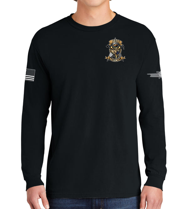 20th JTAGS Long Sleeve 50-50 Blend Unisex Shirt. This shirt IS approved for PT