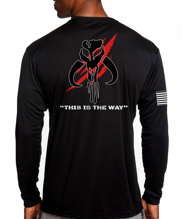 B Battery Long Sleeve Performance PT Shirt. This shirt IS approved for PT.