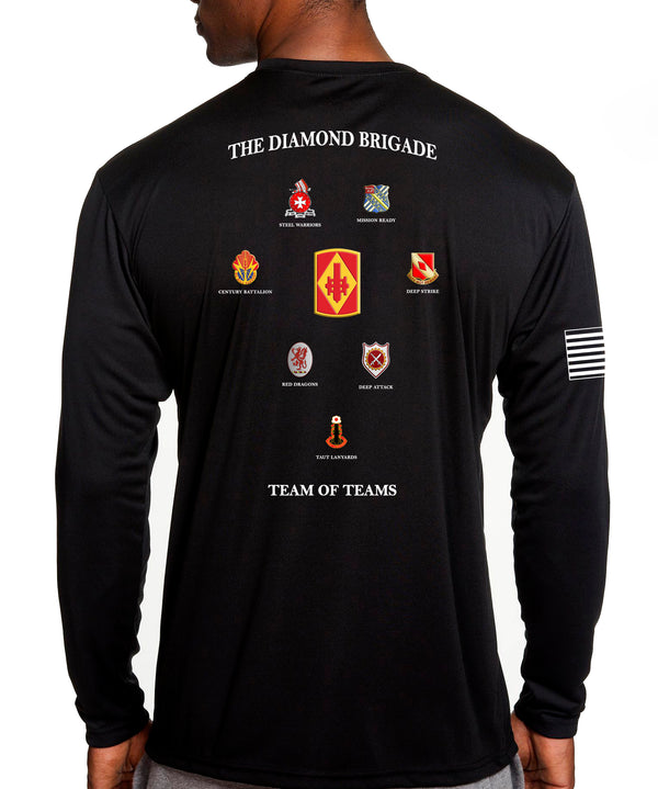 Long Sleeve Performance PT Shirt. This shirt IS approved for PT.