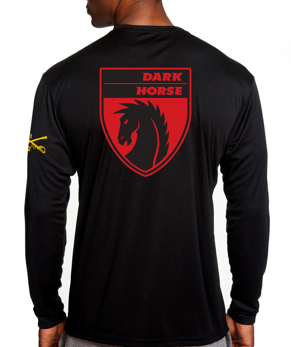 Darkhorse Long Sleeve Performance PT Shirt. This shirt IS approved for PT.