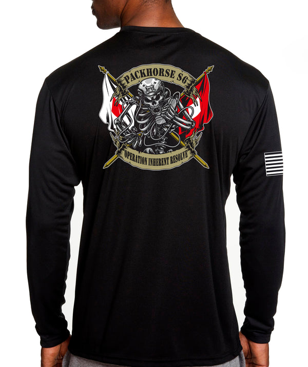 Deployed Long Sleeve Performance PT Shirt. This shirt IS approved for PT.